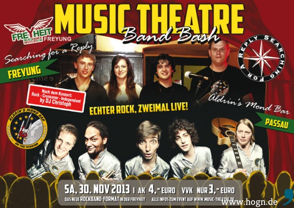 Flyer Music Theatre Band Bash