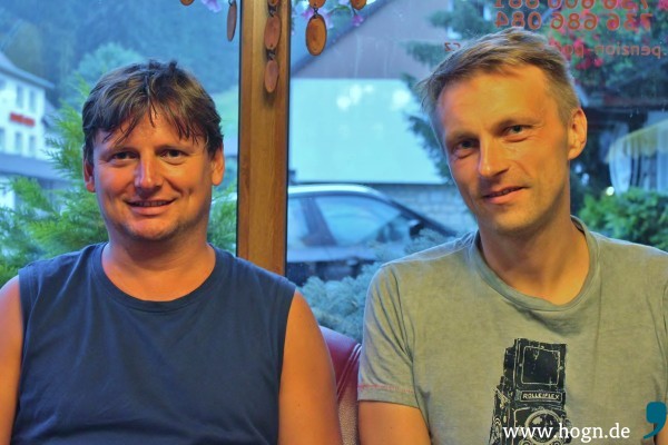 Marek (links) und Rudolf: Bald kommen sie uns in Freyung besuchen.