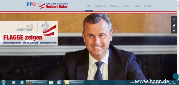 Nobert Hofer_Screenshot